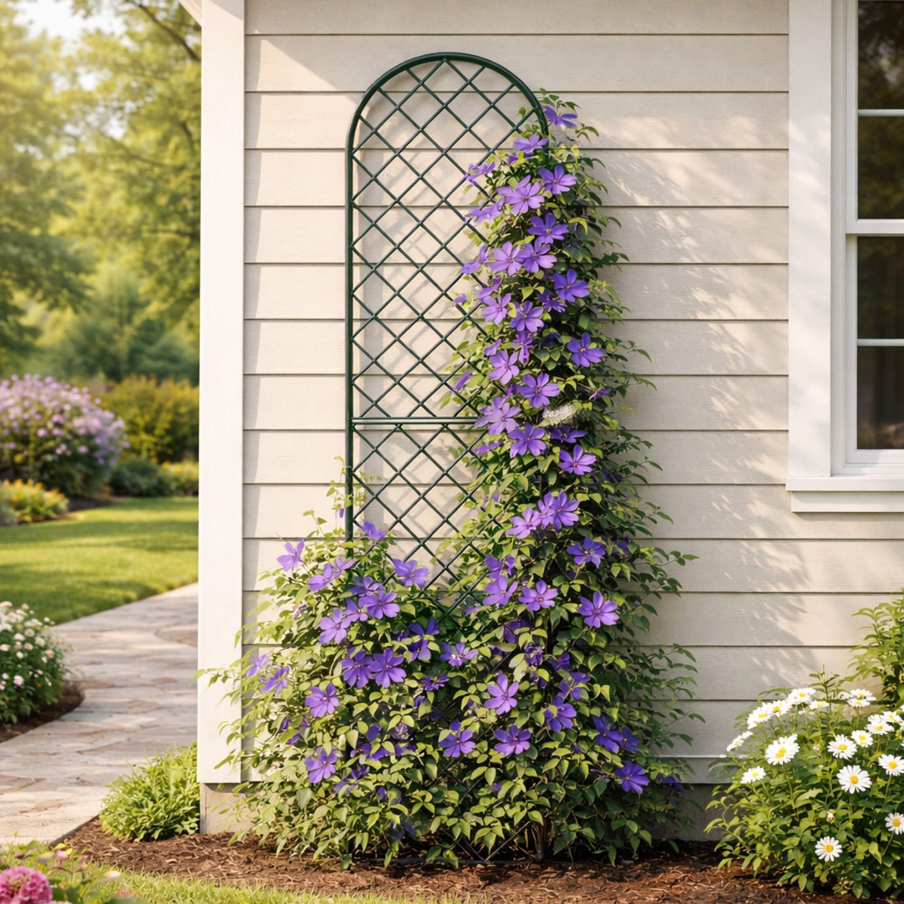 Mounted Wall Trellis Vertical Garden For Fences Walls Vegogarden Mounted Wall Trellis Vertical Garden For Fences Walls Vegogarden