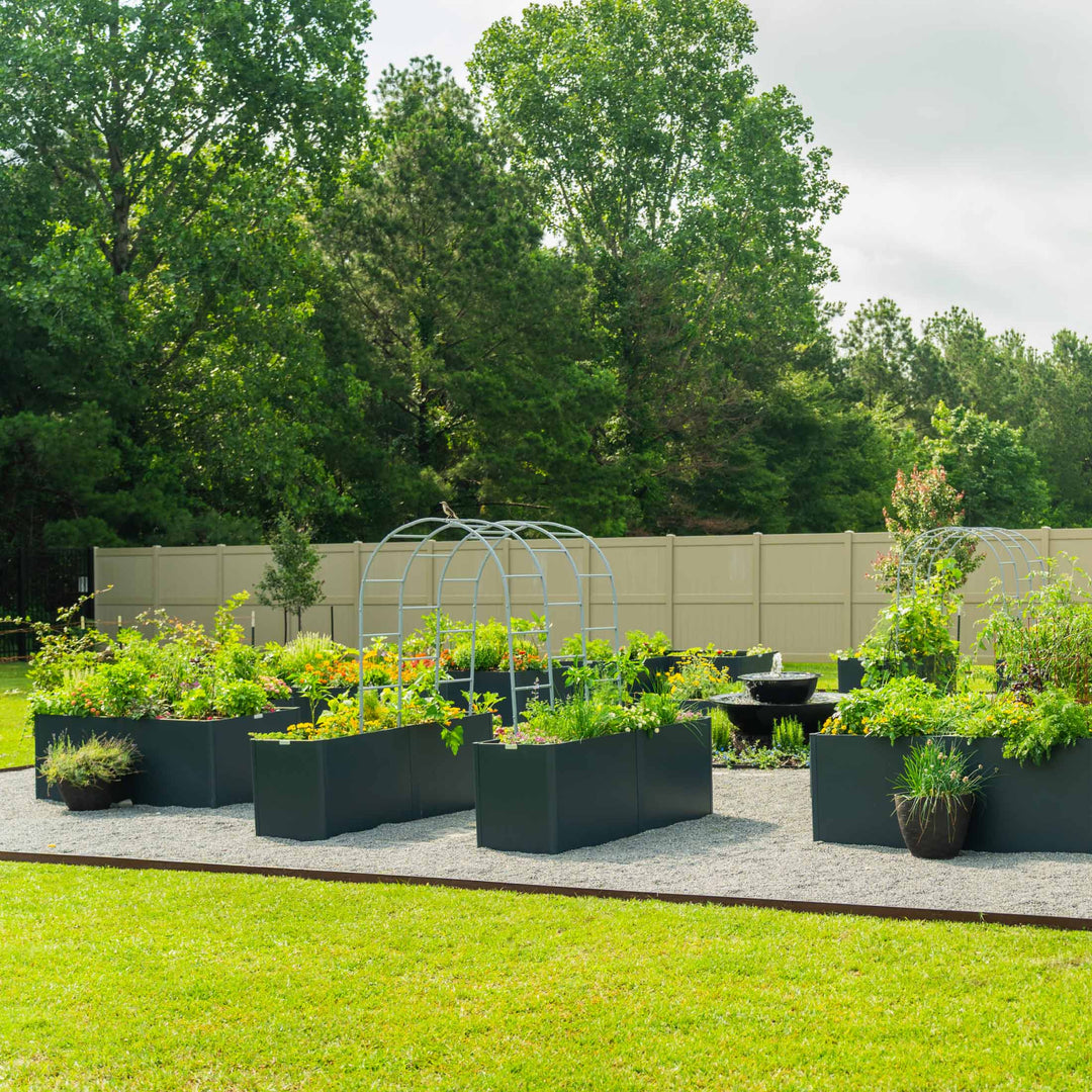 17" Tall Modern Raised Garden Bed 27" x 83" Vego Garden — free download