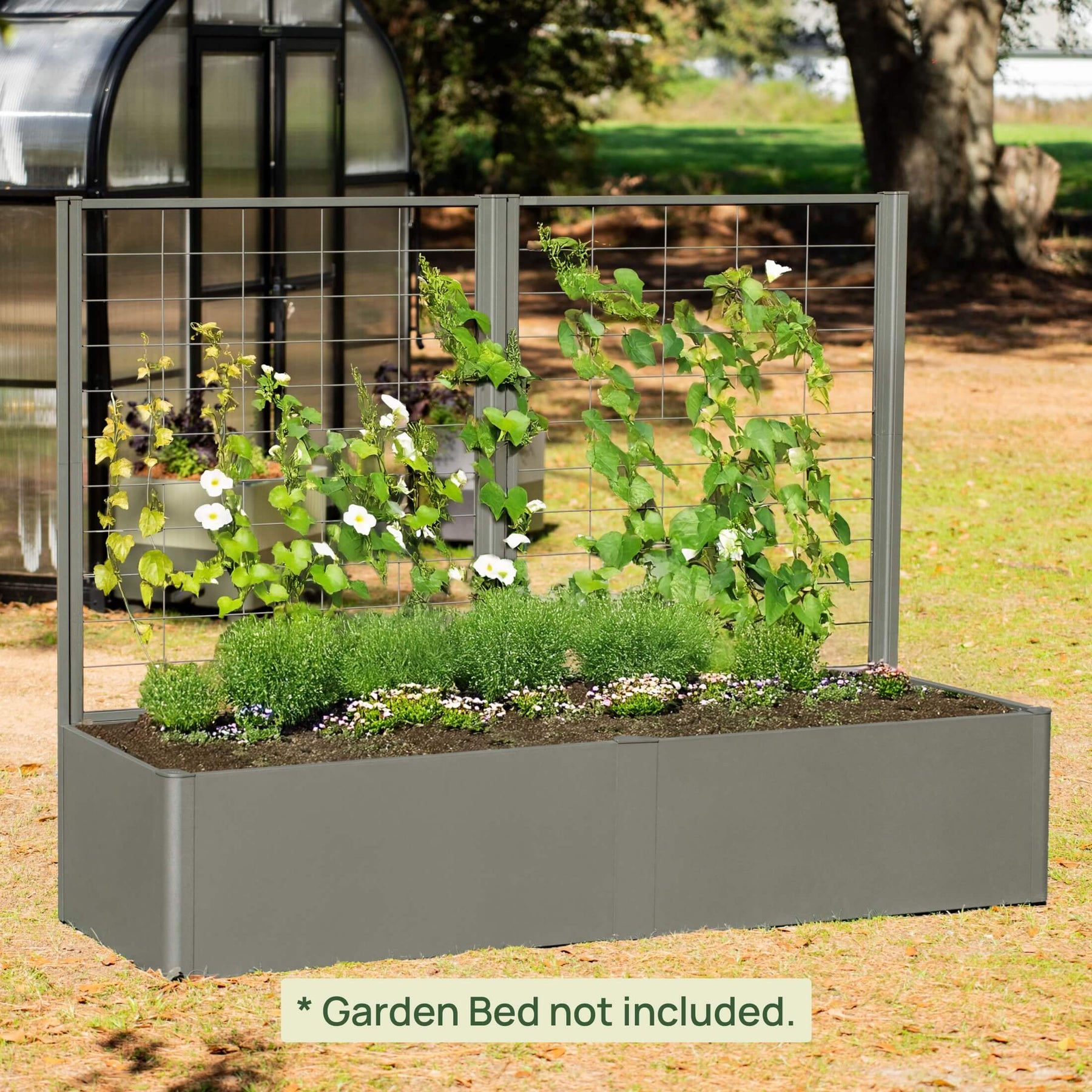 planter with trellis modern Vego Modern Privacy Trellis